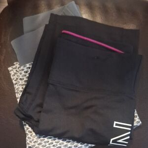 Bundle Of Black and Gray Leggings And Calvin Klein Shorts